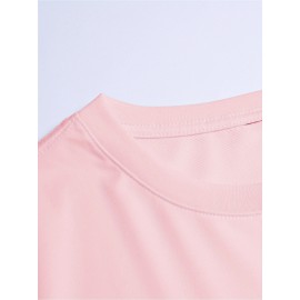 Men's Casual Short Sleeve T-Shirt with Bold 