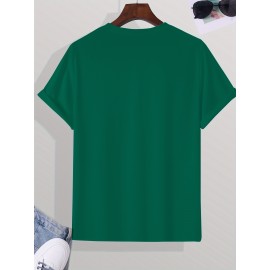Men's Casual Short Sleeve T-Shirt with Bold 