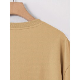 [Men's Slogan T-Shirt] Soft Polyester Men's Street Fashion T-Shirt | 