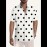 Men'S Casual Short Sleeve Shirt with 3D Black Polka Dot Pattern, Open Collar, Button-Up Front, Lightweight Summer Fabric, Perfect for Casual Attire or Casual Outings, Casual Summer Wear | Polka Dot Shirt | Stylish Button Details, Polka Dot Shirt