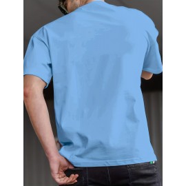 Men's Casual Short Sleeve T-Shirt with 