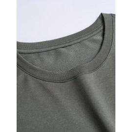 Men's Casual Short Sleeve T-Shirt with 