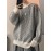 Men's Casual Striped Sweater - Polyester Knit Pullover with Round Neck, Medium Stretch, Regular Fit for Fall/Winter Season