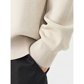 [Men's Sweater] Men's Sweater - Crewneck Pullover | Beige/Brown/Black/Gray/White/Orange/Red/Blue/Purple | Fall/Winter, Machine Washable, Everyday & Formal Outfits, Casual Knitwear, Multicolored Knitwear, Medium Stretch Fabric